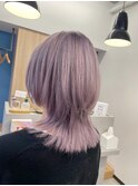 透明感抜群♪20代30代ダブルカラーラベンダーグレージュ
