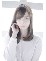 アウラ(Aula by marbles)&nbsp;ワンカール/オリーブベージュ/ミディアムボブ[横浜]