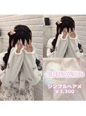 大人気！片耳ひつじヘア♪_優希
