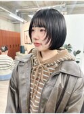 イメチェン/ホワイトブロンド/外ハネボブ/美髪/栄/矢場町c34