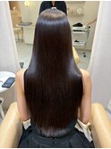 美艶髪ストレート/透明感ダークブラウン