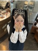 ハーフコーンロウ　体育祭
