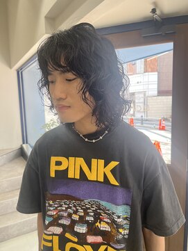 ウクラ バイ レシッド 池袋(uchla by rcid) 根元からリッジ☆エアウェーブ☆メンズパーマ