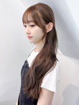 アルバム 渋谷パルコ(ALBUM)&nbsp;前髪カットおくれ毛ロングミルクティー_F20262