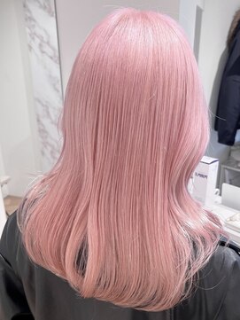 ジーナ 池袋(Zina) ピンク/ピンクベージュ/ピンクカラー/ケアブリーチ/池袋美容院