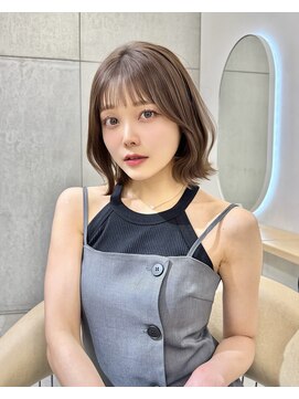 サンド 池袋(sand) くびれボブ/ショートボブ/グレージュ/池袋