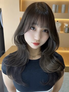 ディーバ 銀座(D.I.E.V.A) 10代20代30代上品韓国くびれひし形レイヤー透明感艶髪グレージュ