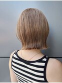 ミニボブフェイスレイヤーミルクティーベージュK20250901