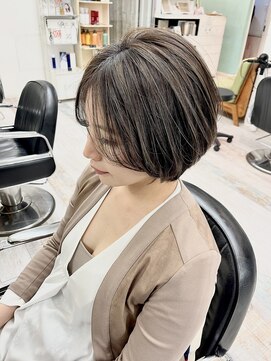 ナチュラ(natura) 大人ショート バレイヤーシュ 白髪ぼかし1【MASAYA】