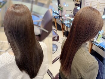 パーティー PAR-TY 本店の写真/【西宮/夙川】夙川で長く愛される選べる髪質改善トリートメントが人気☆髪を傷ませない薬剤で理想のstyleに