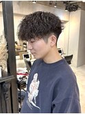 波巻きパーマ/スパイラルパーマ/波打ちマッシュ