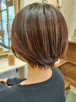 ヘアーズ ロッソ(hair's ROSSO)&nbsp;NaturalHighlight×ShortBob[30代40代50代60代]