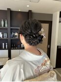 着物ヘアアレンジ
