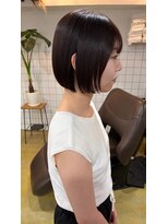 カネラ(canela) 【丸み縮毛矯正】乾かすだけでスタイリングOK☆ミニボブ