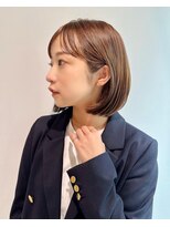 ミラバイケンジ 藤沢(Mira by KENJE)&nbsp;ダークパープル/ナチュラルショート/夏のヘアアレンジ/藤沢