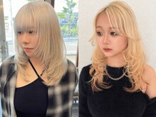 グラムアッシュ(GLAM ASH)の雰囲気（ブリーチカラーやハイトーンカラーなどのダブルカラーが高評価）