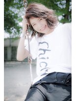 ヘアーアンドアトリエ マール(Hair&Atelier Marl)&nbsp;【Marl外国人風カラー】グレープグレージュの抜け感ボブ♪