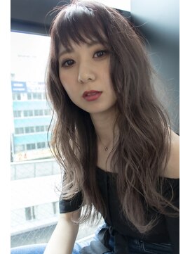 リットヘアー(lit hair) オン眉ゆるふわロング