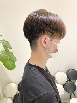 ブレイズ ザ サロン(BLAZE THE SALON) 簡単オイルセットナチュラル前下がりマッシュ【BLAZE 大庭】