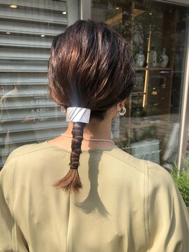 ネオリーブ アンド 渋谷店(Neolive &) 【Neolive & 渋谷】ボブでも出来るオシャレなヘアセット