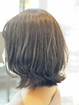 アルファ(Hair Salon alpha) 【大人女子×透明感】くびれミディ×オリーブグレージュ20代30代