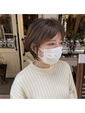 マウロア(MAULOA) 前髪とのバランス◎ もみれ毛ショート　“浅田昌宏”