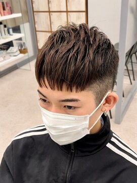 ノイズ オオサカ(NOISM) クロップススタイル　ツーブロック