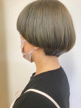 浪漫館 サンク(CINQ) 大人かわいい美髪マッシュショート＠岩下7/21