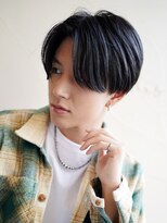 マセナ(Masena)&nbsp;ブルーブラック×センターパートショート