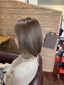 ヘアー エント(hair ENTO) 伸ばし中ボブ