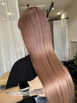 ファンド 千葉(fand) ピンクベージュ/ハイトーンカラー/髪質改善/黒髪/つよき