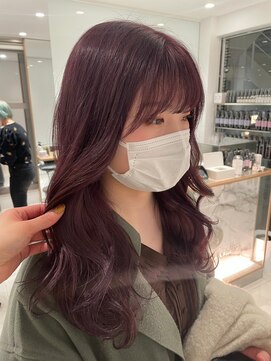 ガリカ シーム(Gallica/SEAM) 【桑原雪音】韓国風透明感ピンクブラウン/顔周りレイヤー<原宿>