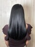 【話題の美髪効果】カット+カラー+髪質改善酸熱トリートメント ¥14000