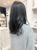 キャアリー(Caary)&nbsp;福山市美容室Caary20代30代透明感青みブラックグレージュカラー