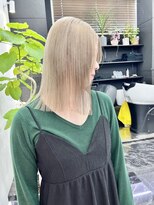 チュダック(ChuDuck)&nbsp;韓国風《ミルクティー》ハイトーン/ケアブリーチ/ダブルカラー