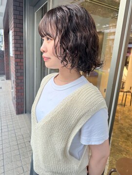 ハマモト ボブパーマ