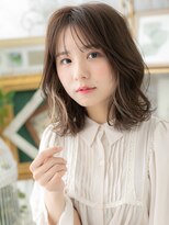 カバーヘア ブリス 北浦和(COVER HAIR bliss)&nbsp;イヤリングカラー小顔ひし形レイヤーカットハッシュカットc5