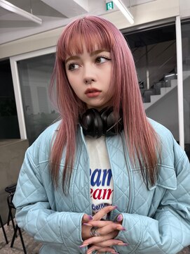 レコ 渋谷(LECO) ピンクベージュ×黒