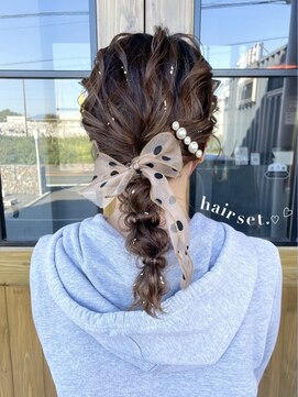 ライフイズ 磐田本店(Life is...) お呼ばれヘア/編みおろしヘア/ヘアセット