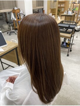 リコヘアー(Lico hair) セミロング × 白髪ぼかしハイライト