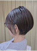 大人可愛い丸みショート