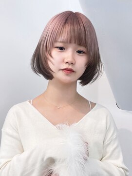 アルバム 渋谷パルコ(ALBUM) ボブ顔周りレイヤー韓国ヘア_F30411