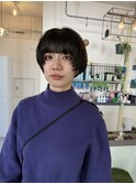 ショートウルフボブウルフカット顔まわりレイヤー