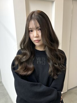 リヴ オオサカ(LIV OSAKA) ＊【ブリーチなしWカラー】オリーブベージュ＊