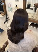 グレージュ＋艶巻き