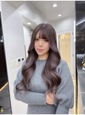 ラベンダーグレージュ/ホワイトグレージュ/チェリーブラウン