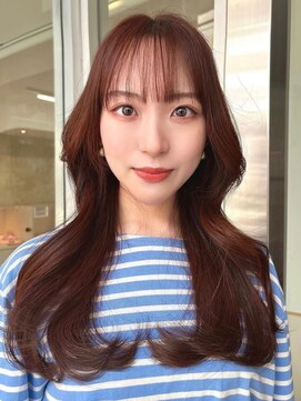 ニトバイアンキシム(nit by ahnkism) 韓国風レイヤーカット顔まわりくびれオルチャン堀江