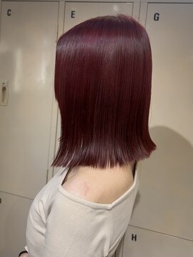 デート 下北沢(DATE) 下北沢切りっぱなしミディアムハイトーンミルクティーベージュ◆