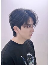 カールしっかりめなニュアンスパーマ