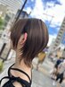スタイリストカット+全体カラー+クイックTR　 9500円☆